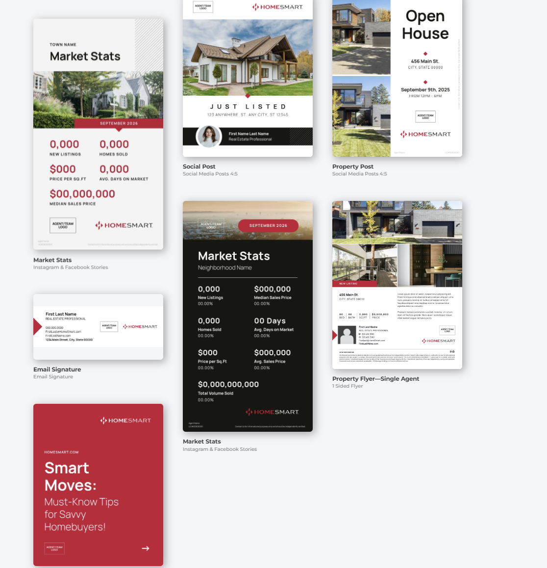 HomeSmart market stats